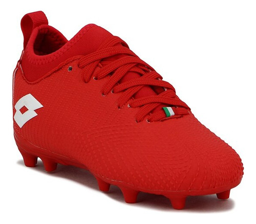 Zapato Champion Futbol Lotto Verona Md Rojo