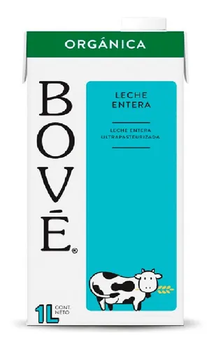 Leche Bové Entera Organica 1L