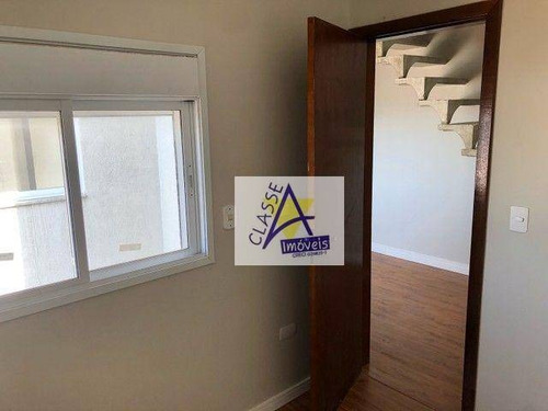 Imagem 13 de 20 de Cobertura Com 2 Dormitórios Para Alugar, 90 M² Por R$ 1.850/mês - Vila Guarani - Mauá/sp - Co0042