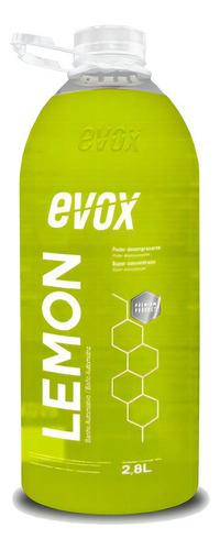 Evox Shampoo Automotivo Concentrado Lemon 2,8lt Ph Neutro