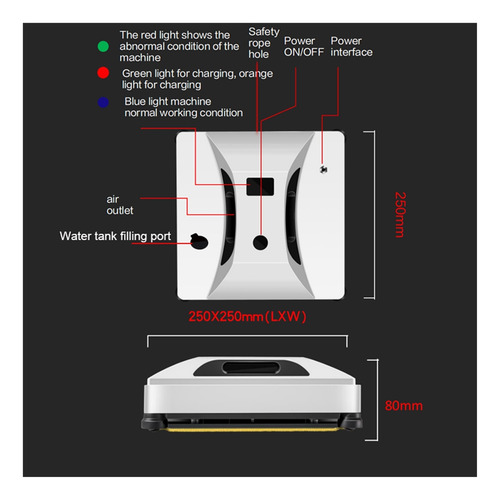 Aplicación Inteligente Robot De Limpieza De Ventanas Con