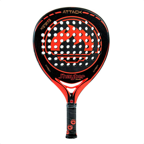 Paleta De Padel Jhayber Attack C/ Funda Color Negro