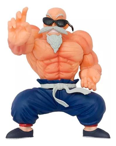 Figura Dragon Ball Maestro Roshi Musculoso 10cms