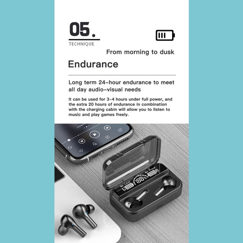 Imagen 8 de 8 de Auriculares Audifonos Bluetooth 5.0 Manos Libres F9 278 9d