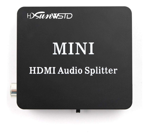 Hdmi Adaptador Divisor Audio Optico Toslink Spdif