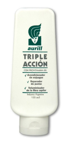 Aurill Triple Acción Sin Enjuague X 100 Cm3 Rulos Perfectos