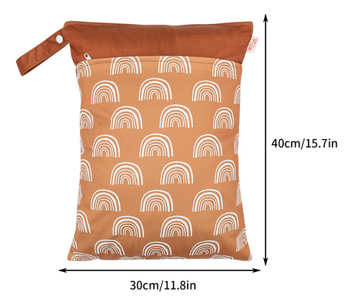 Bolsa Colgante Con Cremallera De Doble Capa Para Guardar Pañ