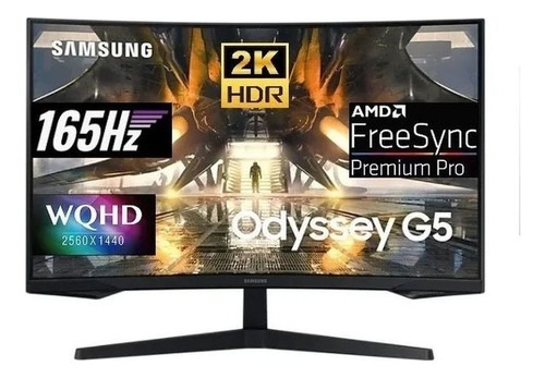 Monitor 165hz Gaming Samsumg 27' 2k 1440p 1ms Hdr10 Freesync