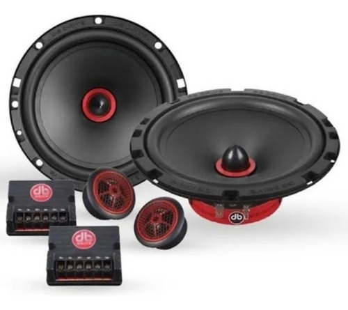 Set De Medios Db Drive Okur 2 Vías S165cv2 De Gran Calidad