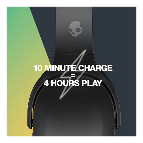 Audífonos Inalámbricos Skullcandy Over-ear Crusher Evo Negro - Excelente (Reacondicionado)