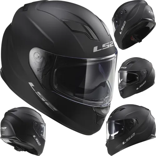 Casco Moto Scuat Jet Casco Abierto Doble Visor en Negro - Promart