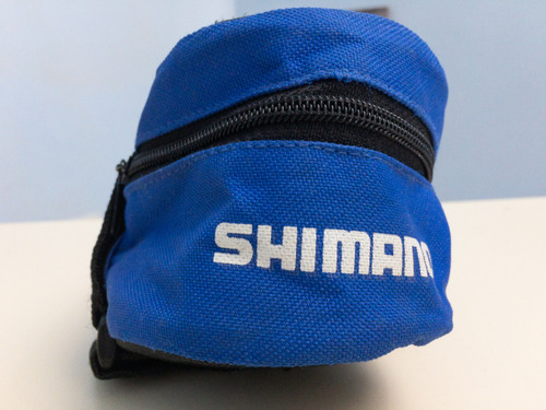 Bolso Bajo Asiento Ciclismo Shimano Azul