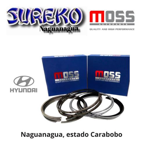 Anillos De Motor Para Hyundai Elantra 2.0 Finos