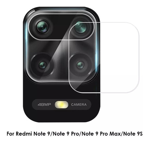 Protector Cámara Antishock Xiaomi Redmi Note 9 S Pro