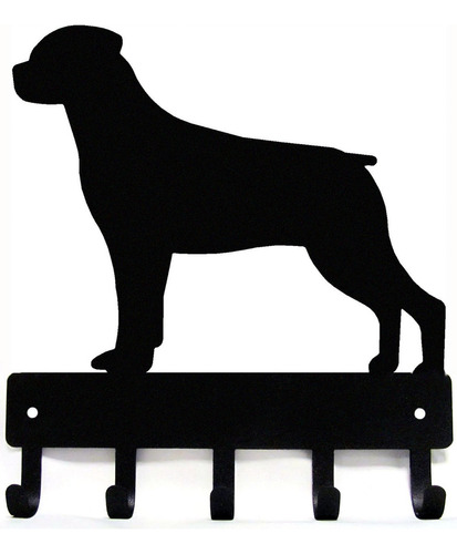 Rottweiler - Soporte Para Llaves De Perro Para Pared, Grande