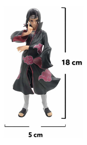 Figura Itachi Akatsuki Coleccionables Unicas Importadas Lo++