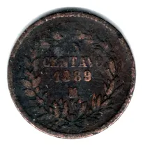 Comprar Moneda  1 Centavo 1889  Mo República Mexicana     L1h13r4c4