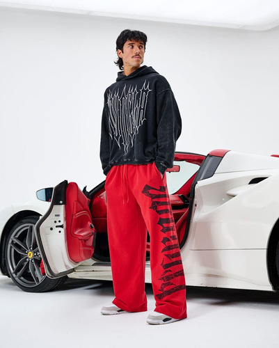 Pans Oversized Baggi Youn Gla Revenge New Drop Gym Jogger
