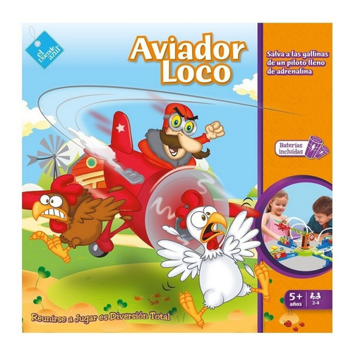 Juego De Mesa Aviador Loco El Duende Azul Ar1 6542 Ellobo