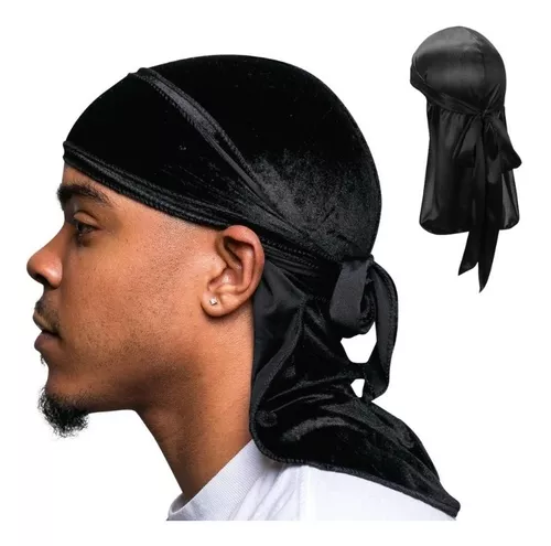 touca Durag Bandana Para Penteados - Preta - BBLESS - Touca e