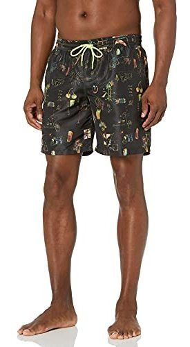 Paul Smith Men Short Long Dreamscape, Black, Rfvkr