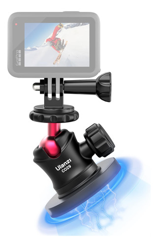 Soporte Magnetico Para Camara Gopro Fuerte Cabezal Bola 360°