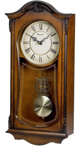 Bulova Clocks C3542 Cranbrook Reloj Analogico De Madera Par