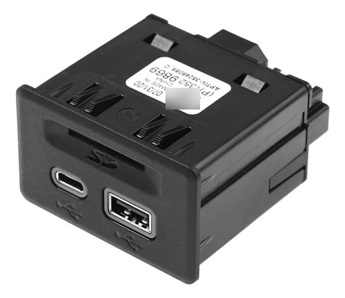 Adaptador Puerto Usb Aux Usb-c Sd Para Sierra Silverado 1500