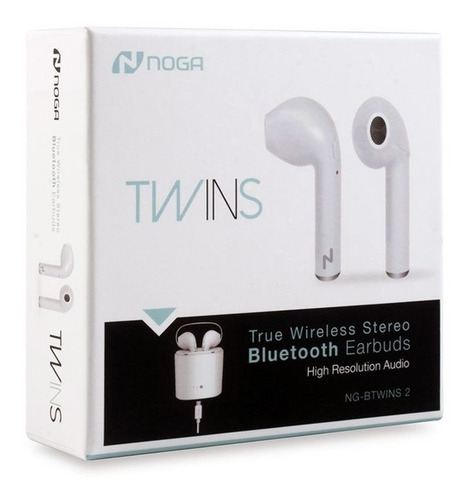 Imagen 7 de 7 de Auriculares In Ear Bluetooth Noga Twins 2 Tws Manos Libres