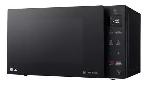 Microondas Grill Inox Smart Inverter 1000W de 25 litros LG