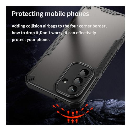 For Samsung Galaxy A56 Funda Case Silicona Rudo Uso Translúcida
