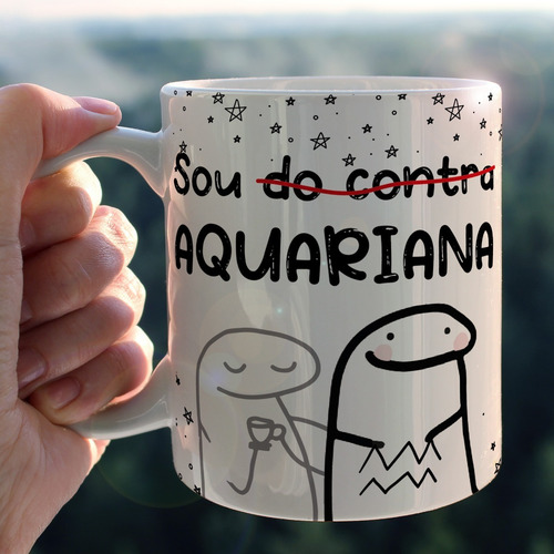 Imagem 3 de 3 de Caneca Flork Meme - Todos Os Signos - 325ml