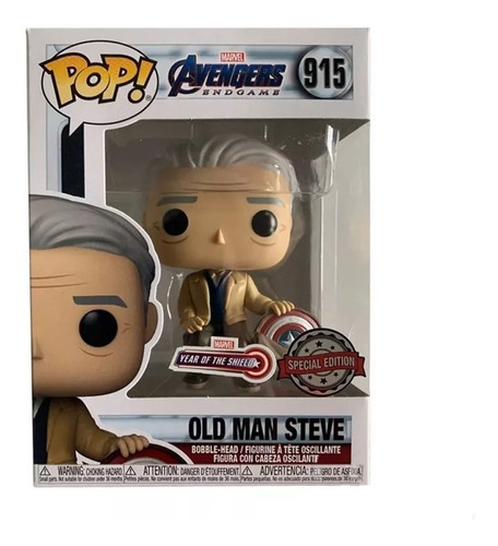 Funko Pop Marvel - Avengers End Game - Old Man Steve Special