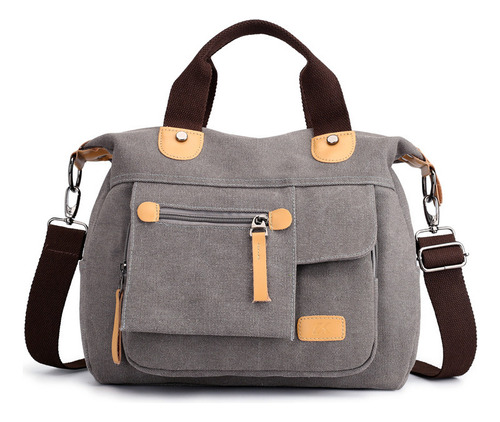 Bolsa tiracolo Bolsa Feminina Casual De Lona Fashion Retrô