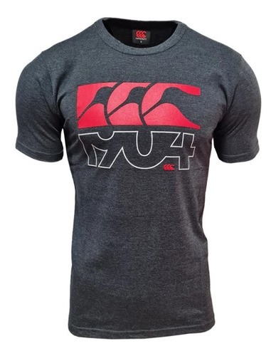 Remera Canterbury 1904 Logo Tee Gris