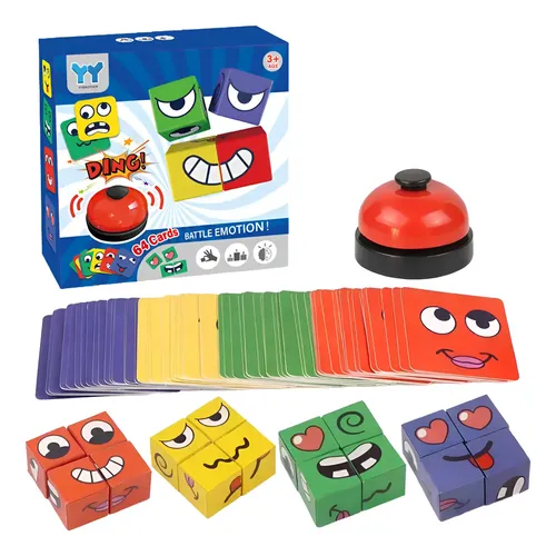 Jogo Educativo De Emoções Com Cartas E Sino
