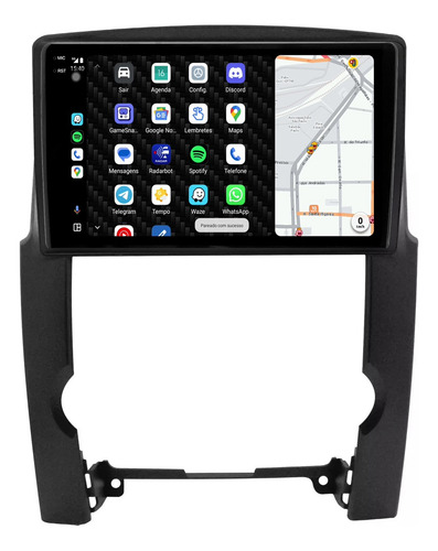 Multimidia Kia Sorento 09/12 9p Android Carplay 4/64gb + Ré