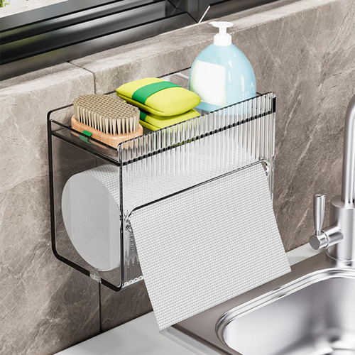 Dispensador De Papel Toalha Simples Montado Na Parede E Mult