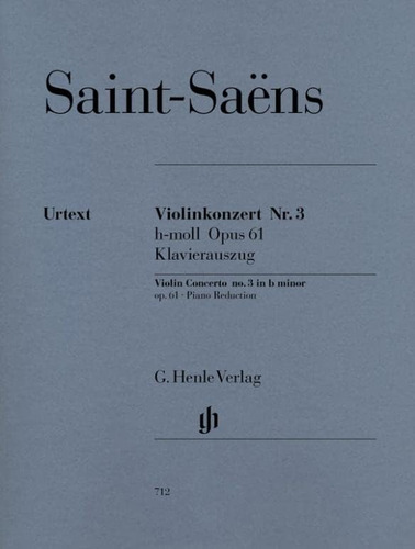 Libro: Concerto For Violin And Orchestra No. 3 B Minor Op. 6