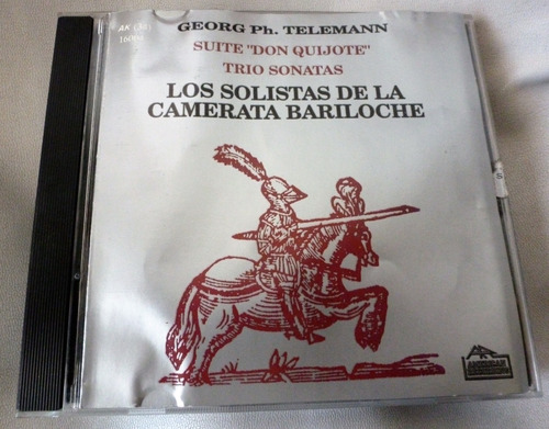 Telemann Suite Don Quijote Sonatas Camerata Bariloche Cd (am