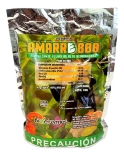 Amarre 800 1 Kg Fertilizante Foliar Para Aguacate Y Frutales