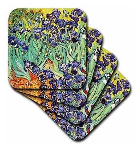 3drose Cst 155630 2 Iris De Vincent Van Gogh 1889-purple Flo