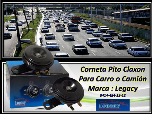 Corneta Pito Claxon Para Carro O Camión  Marca : Legacy 