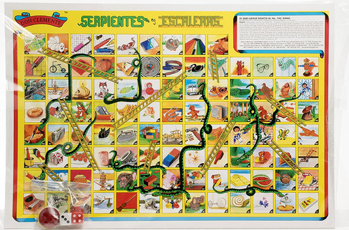 Don Clemente Serpientes Y Escaleras Auténtico Juego Mexicano
