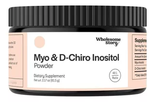 Myo-inositol Y D-chiro Inositol En Polvo Wholesome Story