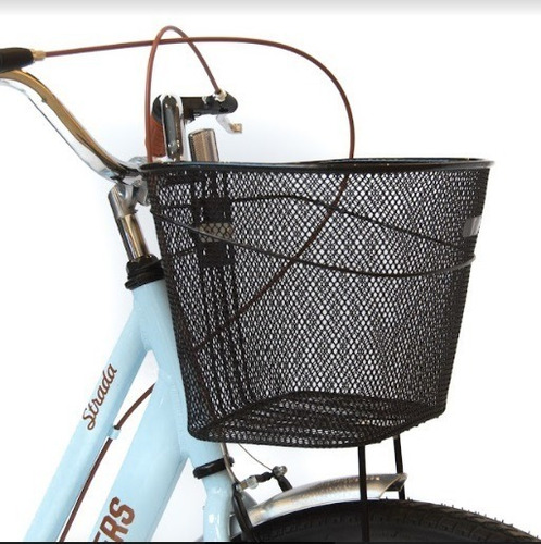 Imagen 4 de 8 de Bicicleta De Paseo Rod 26 Strada Vintage Celeste Aluminio Mg