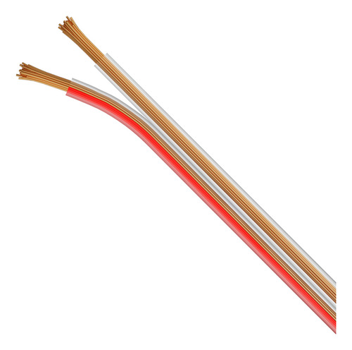 Cabo Cristal Automotivo Bicolor 2x0,30mm 50mts Frapa