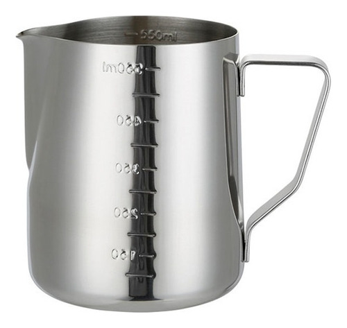 Jarra Leiteira Cremeira Pitcher 600ml De Aço Inox Escuro