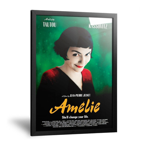 Cuadro Amelie Película Audrey Tautou Enmarcado 20x30cm