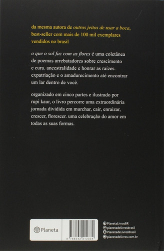 O Que O Sol Faz Com As Flores Rupi Kaur Poesia Frete Grátis